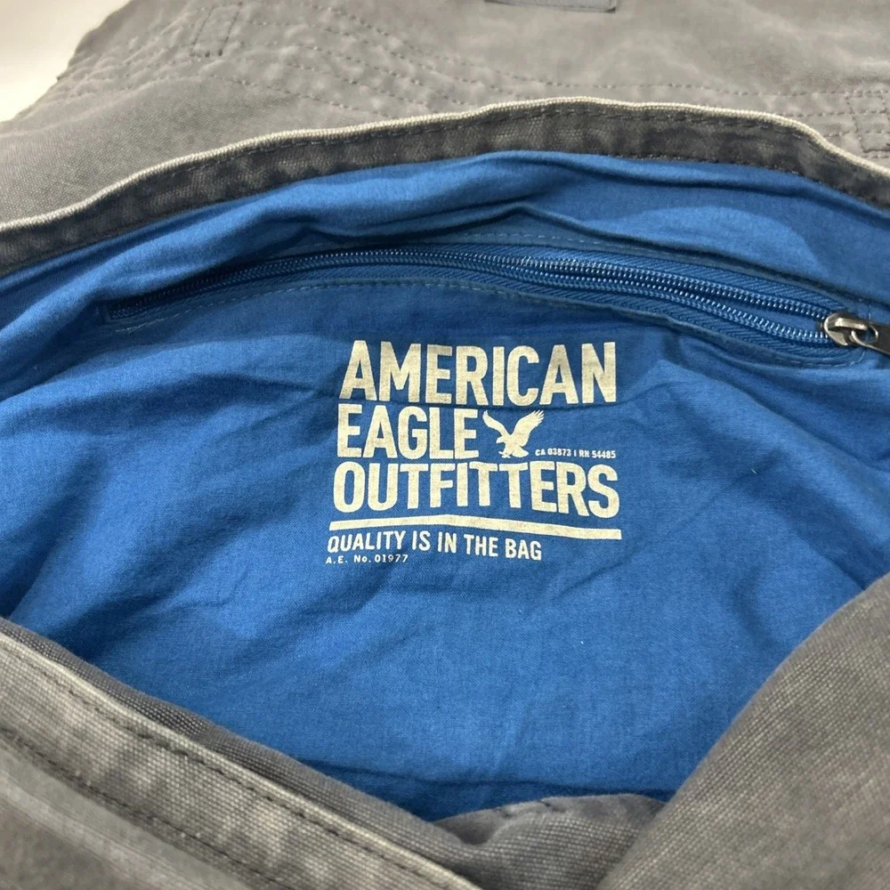 Rare Y2K American Eagle Us Bag Distressed Messenger Style Bag